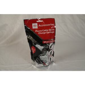 Toyota OEM Quick Charge Phone Cable & Charge Package 4 Cables